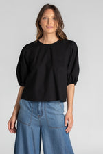 AVA TOP IN BLACK