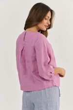 BOAT NECK TOP IN FIG