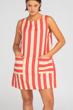 MINA DRESS - KAIA STRIPE