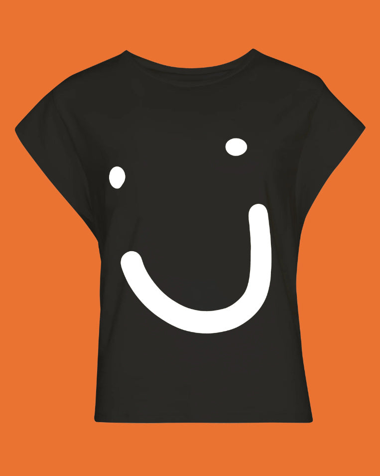 SMILE TEE - BLACK