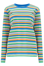 BRUNSWICK JERSEY TOP IN MULTI, CALIFORNIA STRIPE