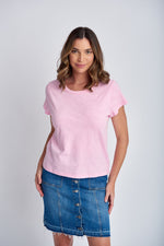 BASIC CREW NECK TEE - LOLLY PINK