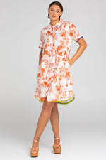 CUBA SHIRT DRESS - WESTERN PALM