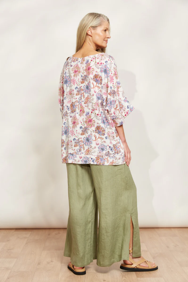 SERAPHIC RELAXED TOP: PAISLEY