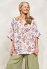 SERAPHIC RELAXED TOP: PAISLEY