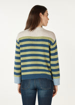 FAIRISLE JUMPER IN DENIM