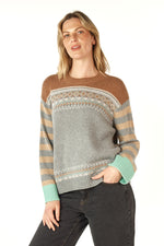 FAIRISLE JUMPER IN GOOSE