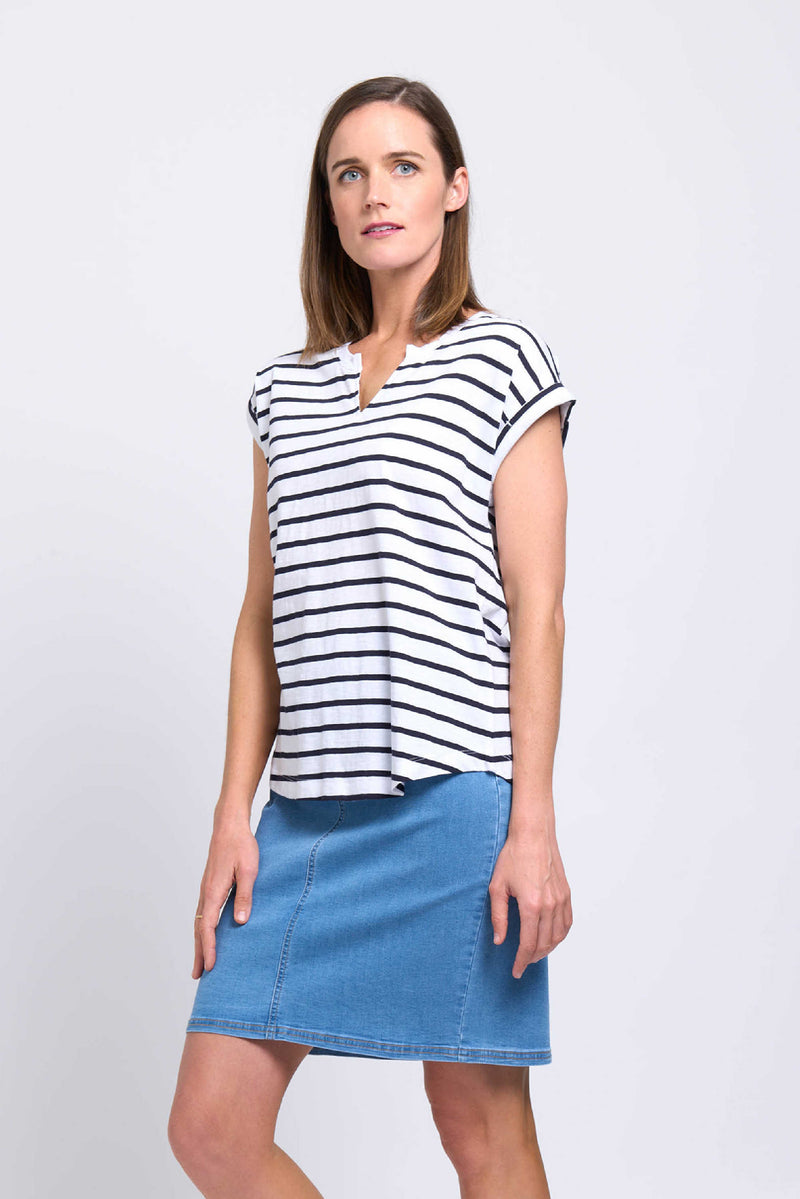 ROLLPLAY TEE: BRETON STRIPE