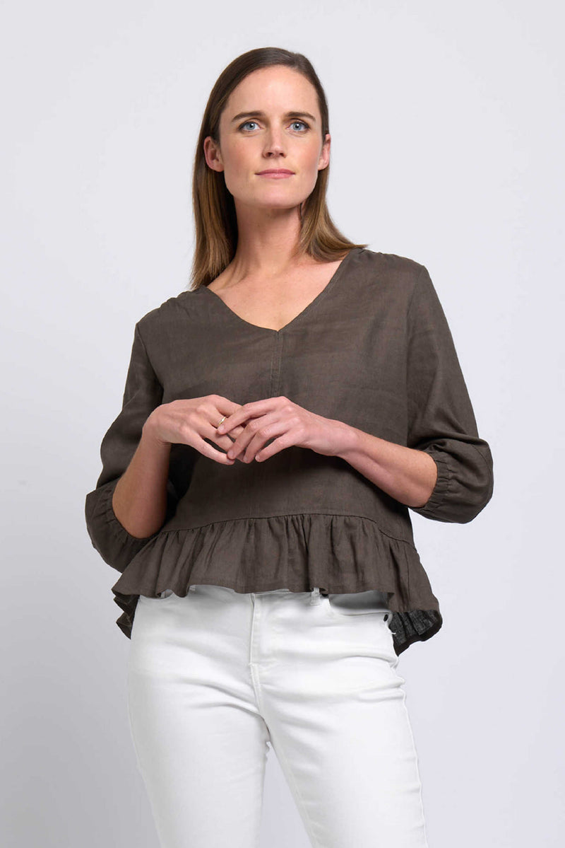 SPELLBOUND TOP: KHAKI