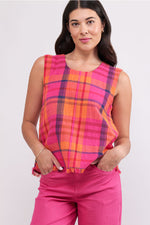 FRINGE BENEFITS SHELL: PINK CHECK