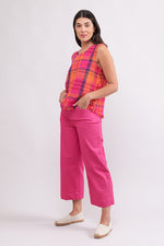 FRINGE BENEFITS SHELL: PINK CHECK