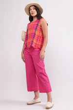 FRINGE BENEFITS SHELL: PINK CHECK