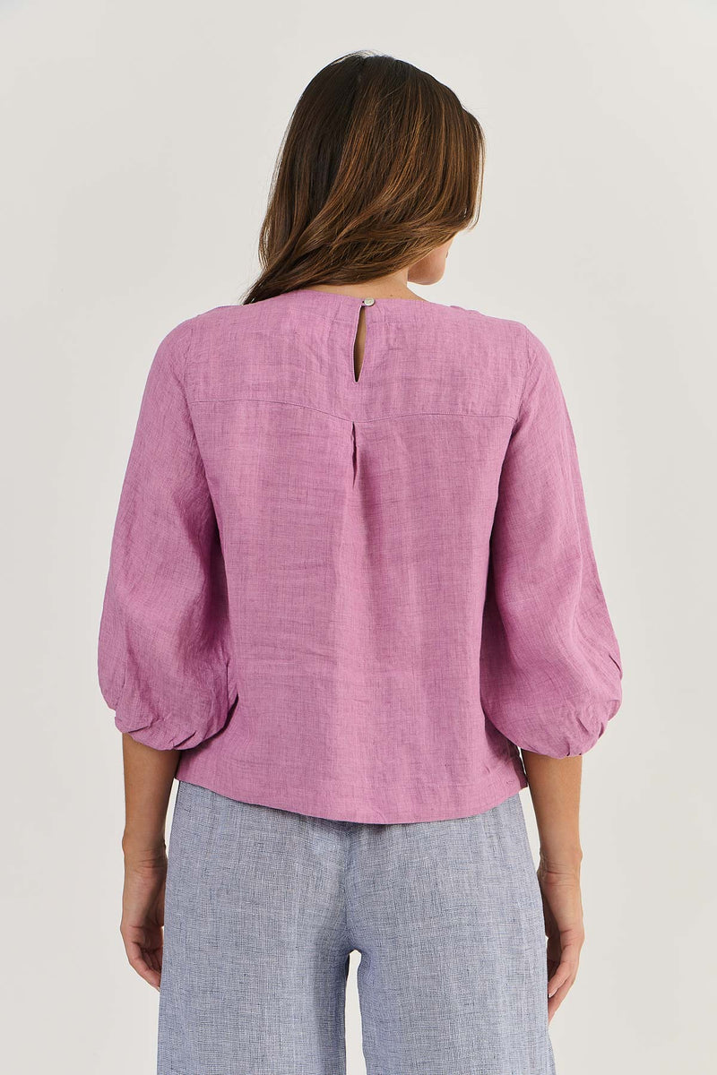 BOAT NECK TOP IN FIG