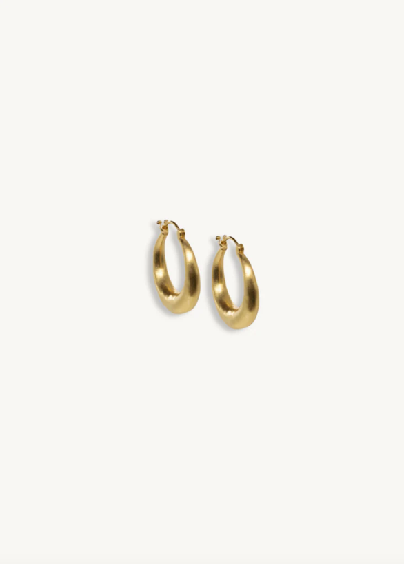 GRACE HOOPS - GOLD 2 MICRONS 18K