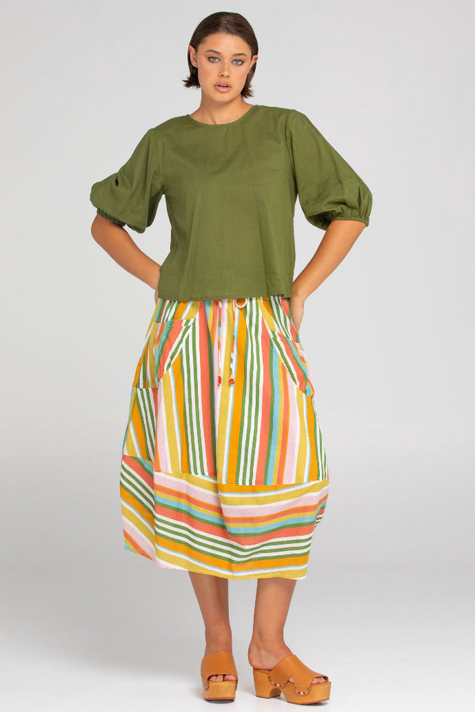 GURU SKIRT - AILANA STRIPE