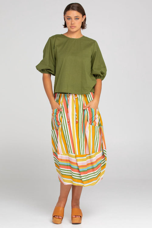 GURU SKIRT - AILANA STRIPE