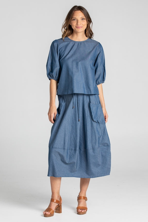 GURU SKIRT - CHAMBRAY