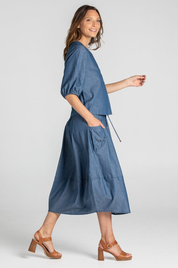 GURU SKIRT - CHAMBRAY