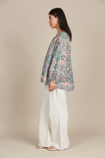 REMI BLOUSE - LOTUS FLEURON