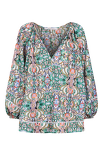 REMI BLOUSE - LOTUS FLEURON