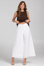 JEDDAH PANT - WHITE LINEN