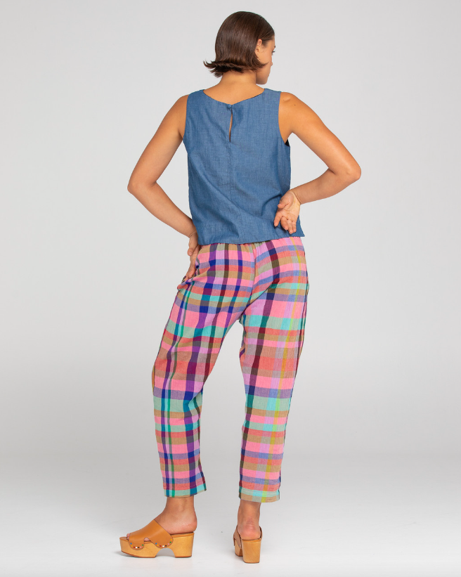 KELSY PANT - RILEY CHECK