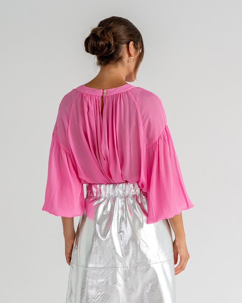 LAURENT BLOUSE - ORCHID PINK