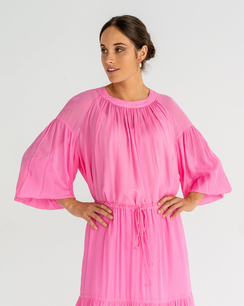 LAURENT BLOUSE - ORCHID PINK