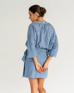 LAURENT BLOUSE - VOILE STRIPE