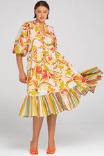 MABEL DRESS - SPLICED COLADA