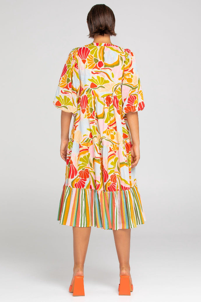 MABEL DRESS - SPLICED COLADA