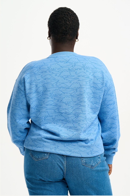 NOAH SWEATSHIRT IN BLUE, DINOSAUR LINES