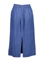 HEPBURN PANORAMA SKIRT IN LIGHT WASH DENIM