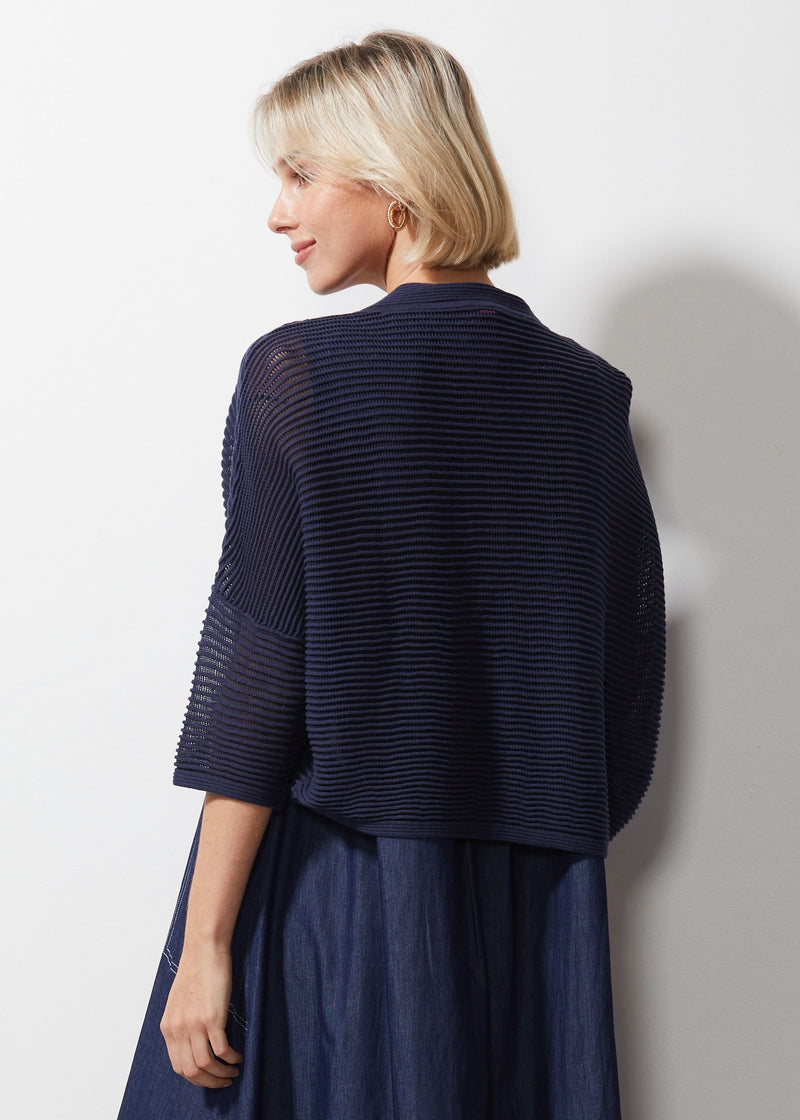 OTTOMAN SHRUG IN SAILOR