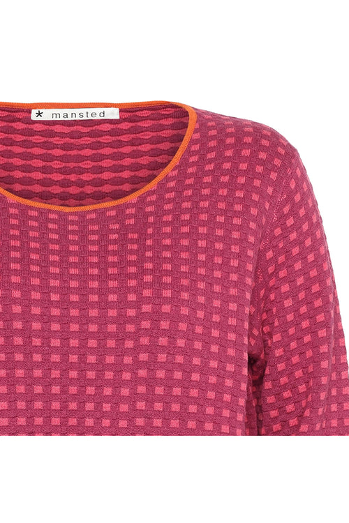 PAPRIKA REVERSIBLE KNIT IN DARK PINK