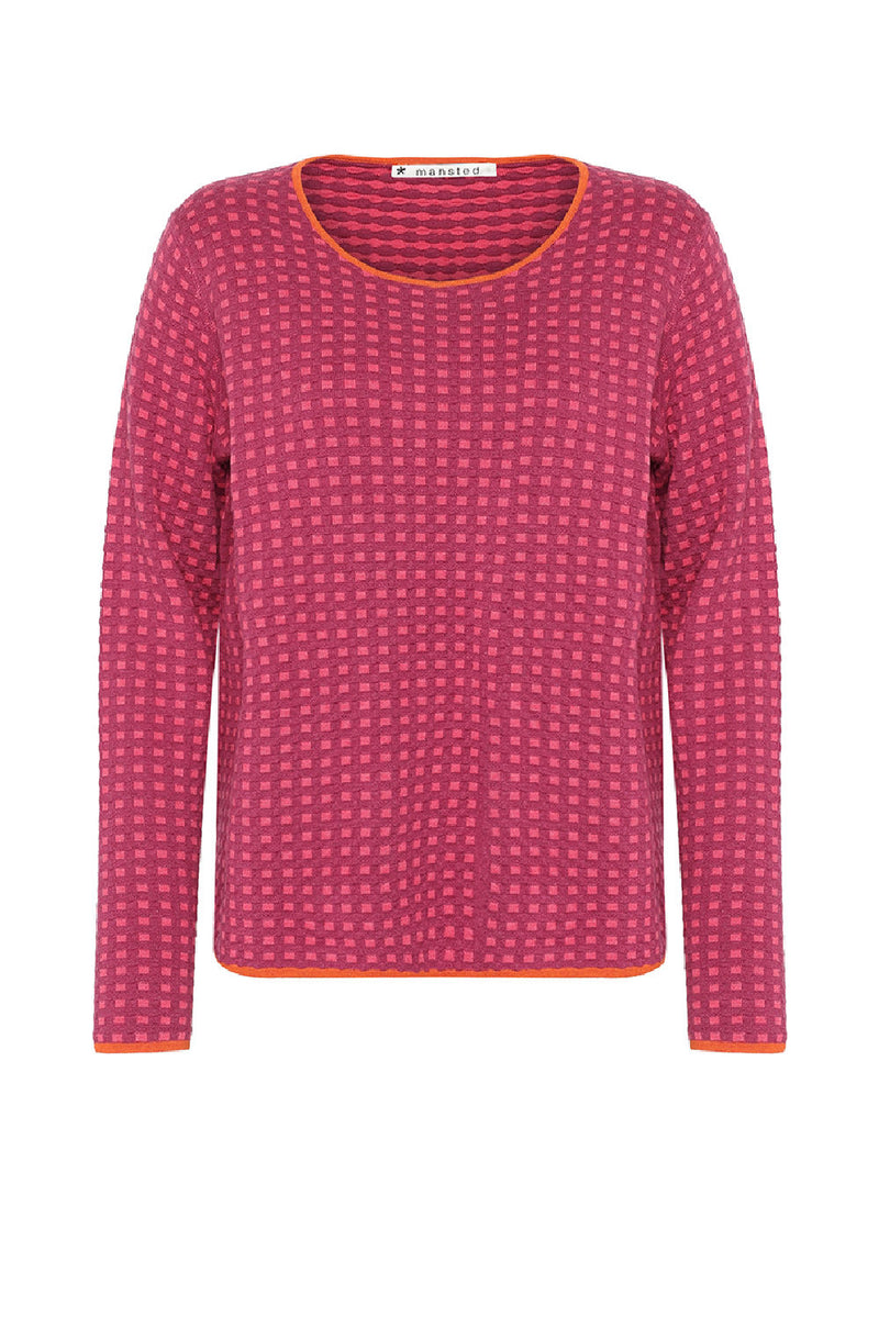 PAPRIKA REVERSIBLE KNIT IN DARK PINK