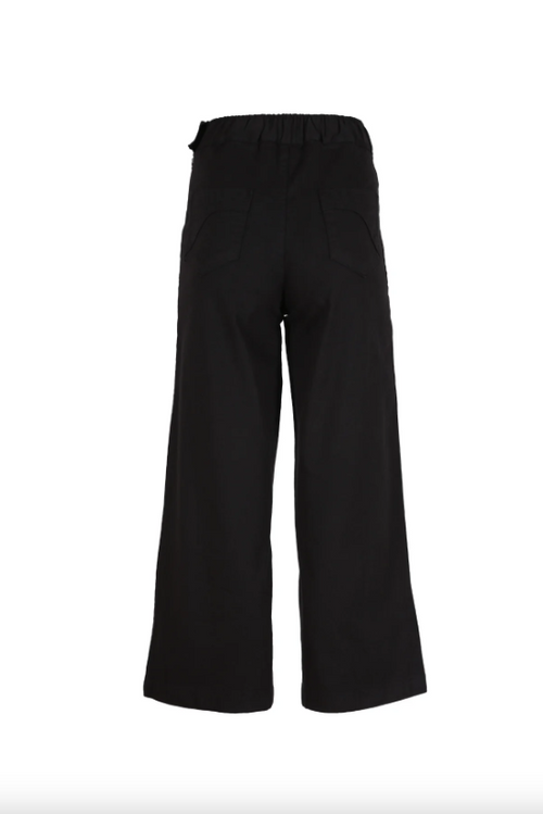 PEGGY COTTON PANTS - LONA BLACK