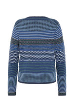 RIHANNA ABSTRACT KNIT IN NAVY