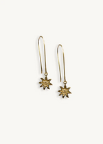 SOL DROP EARRINGS - GOLD 2 MICRONS 18K