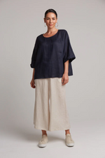 STUDIO RELAXED TOP - NAVY