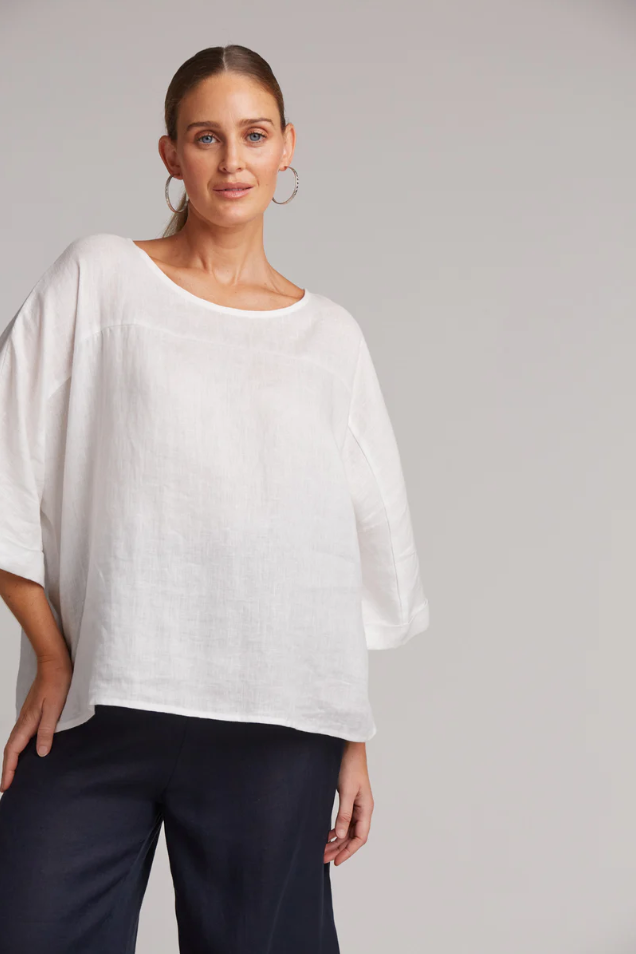 STUDIO RELAXED TOP - SALT