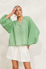 ZEPHYR BLOUSE: JADE