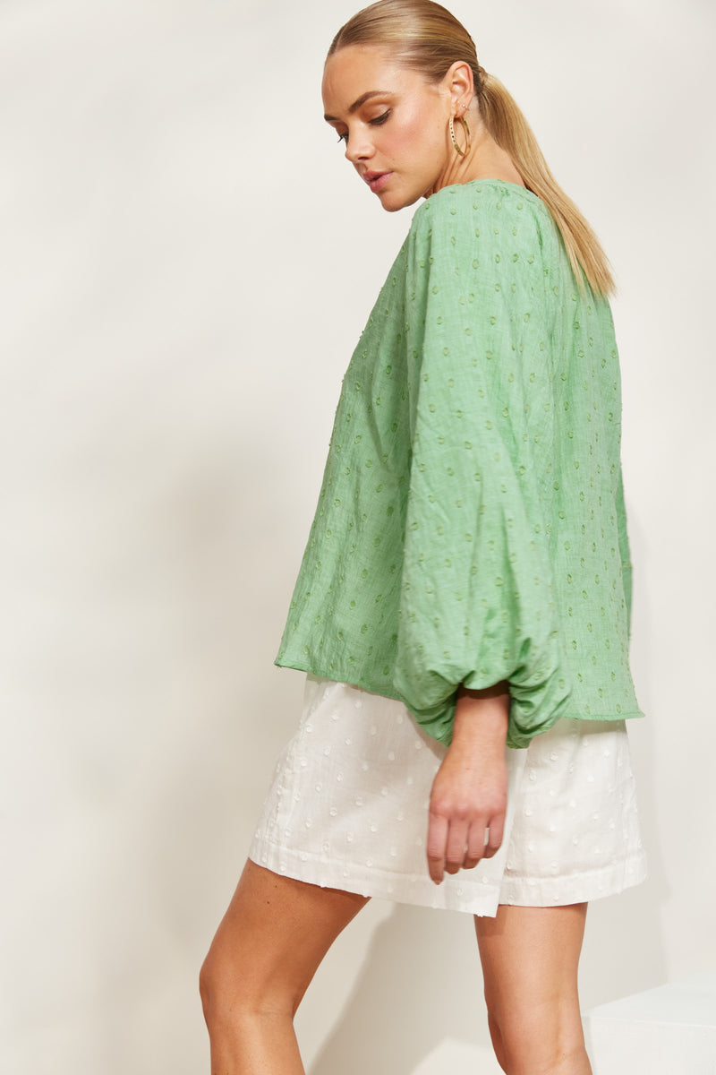 ZEPHYR BLOUSE: JADE