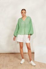 ZEPHYR BLOUSE: JADE