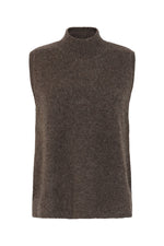 ZOTOS VEST IN BROWN