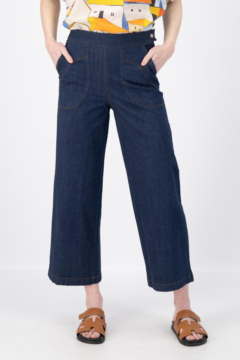 PEGGY LIGERA PANTS - DARK WASH