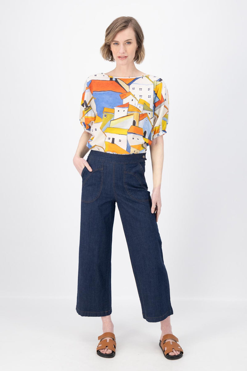 PEGGY LIGERA PANTS - DARK WASH