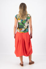 MILWAUKEE FIESTA SKIRT IN WATERMELON