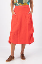 MILWAUKEE FIESTA SKIRT IN WATERMELON