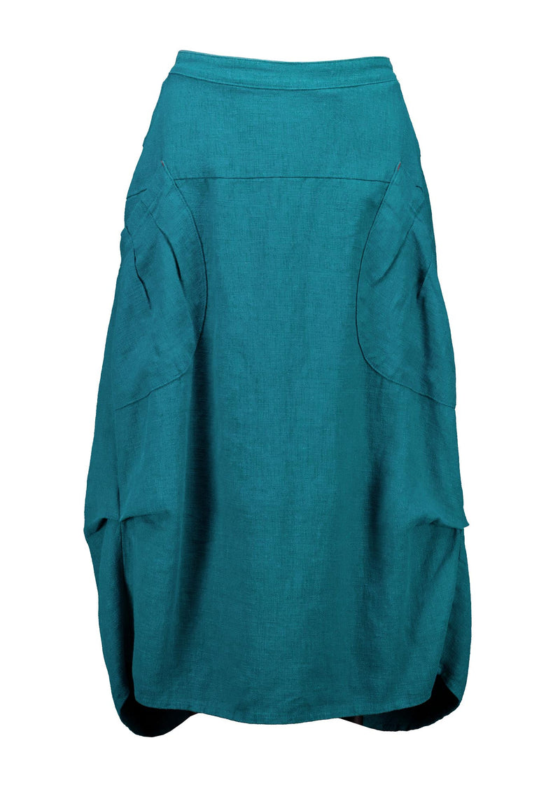 MILWAUKEE FIESTA SKIRT IN TEAL